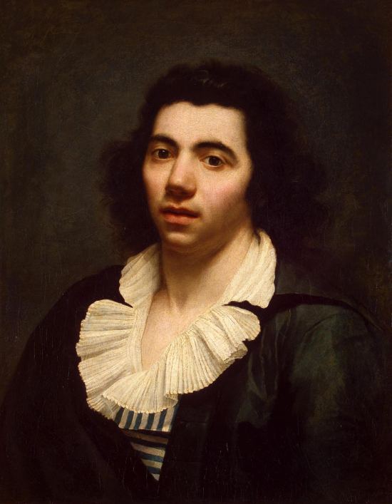 Anne-Louis Girodet. Autportrait du début du XIXe siècle