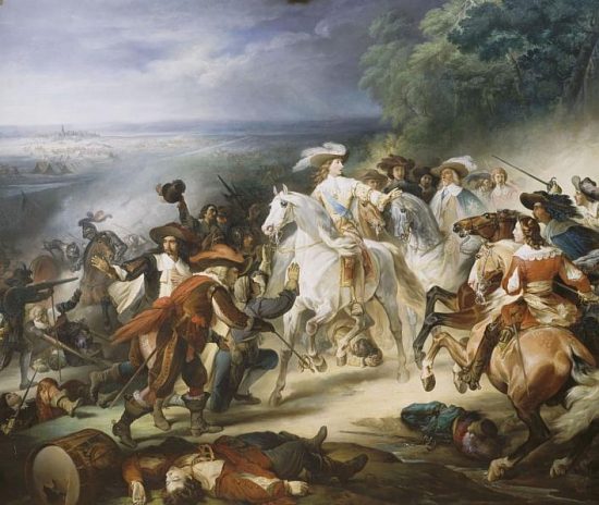 Bataille de Rocroi. Peinture de François-Joseph Heim (1834)