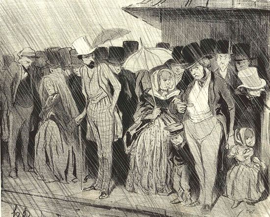 Les chemins de fer, par Honoré Daumier