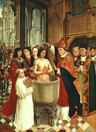 Baptême de Clovis, le 25 dédembre 496 (ou 498, ou 499)