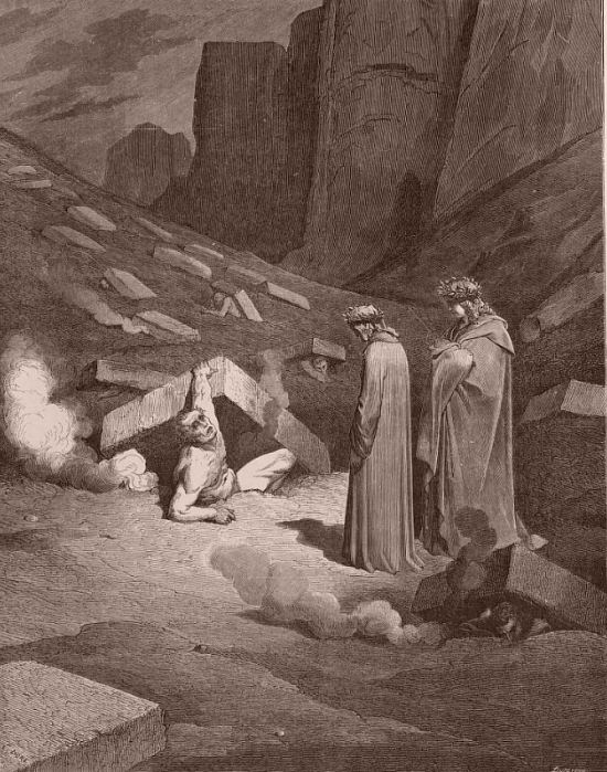 Scène du Dante, par Gustave Doré