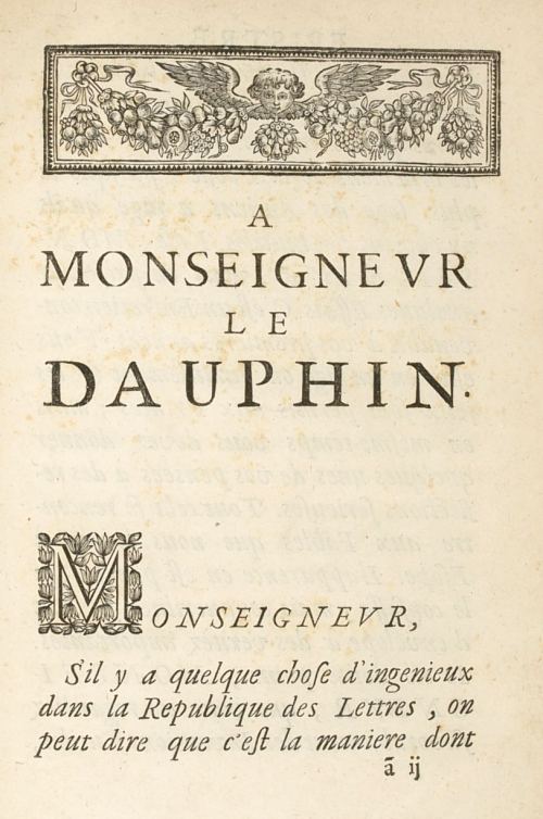 Fables choisies, mises en vers par M. de La Fontaine. Édition de 1668 dédiée au Dauphin