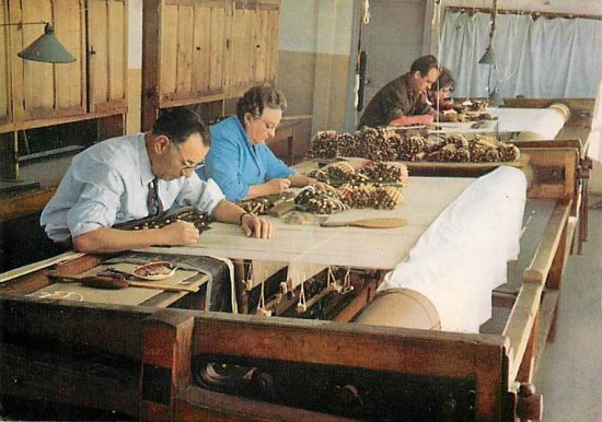 Atelier de la manufacture Braquenié d'Aubusson, qui a fermé ses portes en 1992