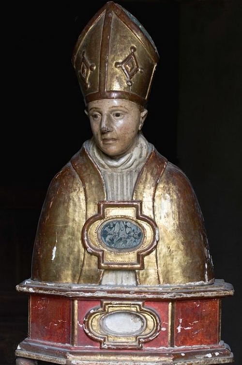 Buste reliquaire de saint Odilon de Cluny, cinquième abbé de Cluny