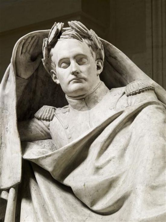 Napoléon Ier s'éveillant à l'immortalité. Détail d'une sculpture de François Rude (1842)