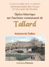 TALLARD (Notice historique sur l'ancienne communauté (...)