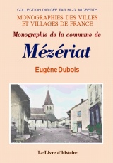 MÉZÉRIAT (Monographie de la commune de)