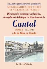 CANTAL (Dictionnaire statistique ou histoire, (...)