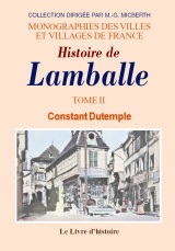 LAMBALLE (Histoire de) - Volume II