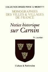 CARNIN (Notice historique sur)