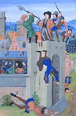 Assassinat du prévôt des marchands Etienne Marcel, en 1358, par Jean Maillard