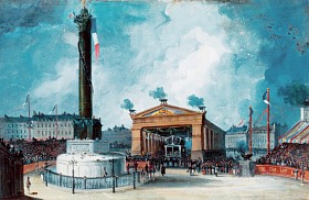 Inauguration colonne de la Bastille