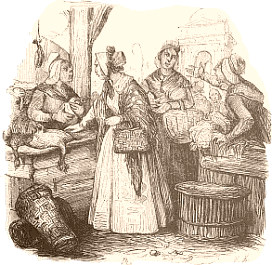 Apr�s la saisie du bl� par les femmes, le march� reprend son cours