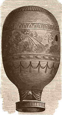 Montgolfi�re des abb�s Miolan et Jeanninet