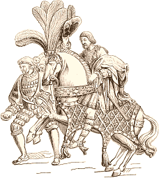Francois Ier en costume pare de cheval