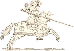 Francois Ier en costume d'homme d'armes, a Marignan