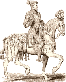 Henri II en capitaine de chevau-l�gers