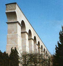 Aqueduc antique amenant les eaux de Gorze a Metz