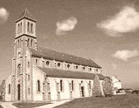 Eglise de l'�le de Sein, d�di�e � saint Gu�nol�