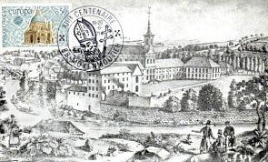 Vue de l'ancienne abbaye de Moyenmoutier