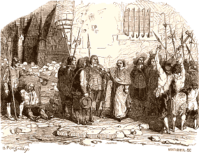 De Gondi apaisant l'emeute