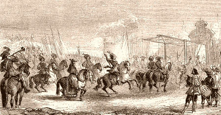 Siege de La Rochelle. Entree de Louis XIII