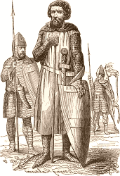 Costumes militaires, d'après Montfaucon et Willemin