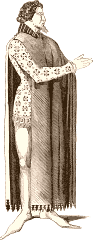 Seigneur en manteau, vers 1370 (Willemin, Monuments inédits, tome I)