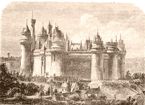 Le château de Pierrefonds Dessin de Lancelot