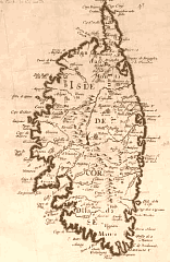 Carte de la Corse