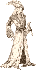 Portrait du grand fauconnier de Charles VIII vers 1490