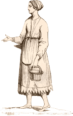 Femme gauloise, d'après un bas-relief de Langres