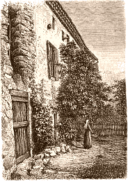 Maison où est né Lakanal, à Serres. D'après une photographie de M. Loubaigné.