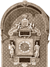 L'Horloge de la tour du Palais de justice, à Paris, confectionnée par l'horloger de Charles V, et maintes fois restaurée