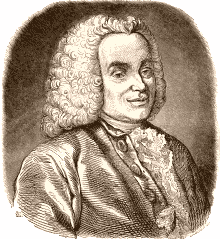 François Quesnay. Dessin de Chevignard.
