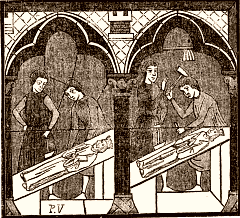 Tailleurs d'imaiges tombiers, d'après les vitraux de Bourges