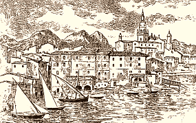 Le port de Menton