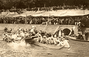 Joute à la Gare d'eau de Givors