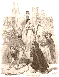 Jeanne d'Arc sur le bûcher