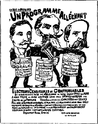 Affiche politique du XIXe siècle