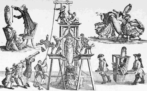 Caricature sur la mode au XVIIIe siècle Caricature sur la mode au XVIIIe siècle