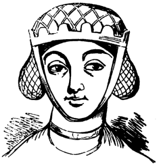 Coiffure du XIVe siècle