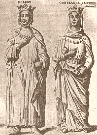 Robert II et Constance d'Arles