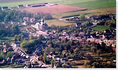 Vue aérienne de Bonneuil