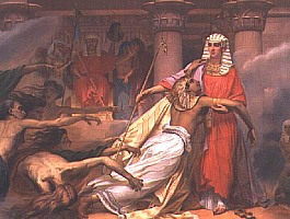 L'Egypte sauvée par Joseph. Peinture ornant l'un des plafonds du musée Charles X, exécutée en 1827