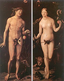Adam et Eve, par Hans Baldung