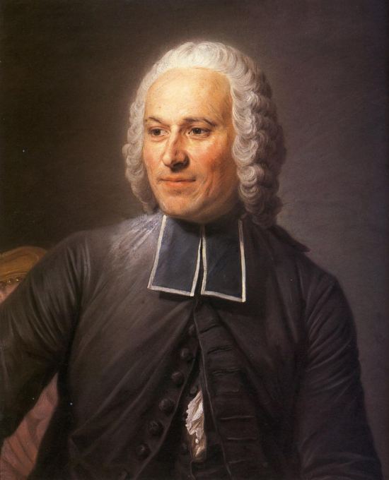 L'abbé Jean-Antoine Nollet. Peinture de Maurice Quentin de La Tour (1753)
