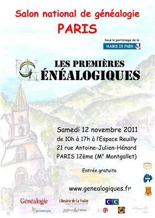 Affiche Généalogiques 2011