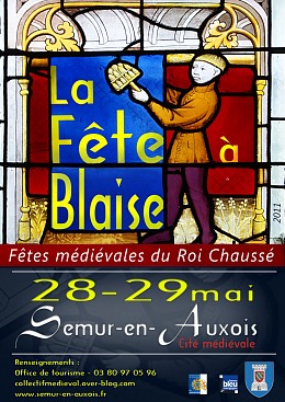 Affiche Fêtes médiévales du Roi Chaussé 2011