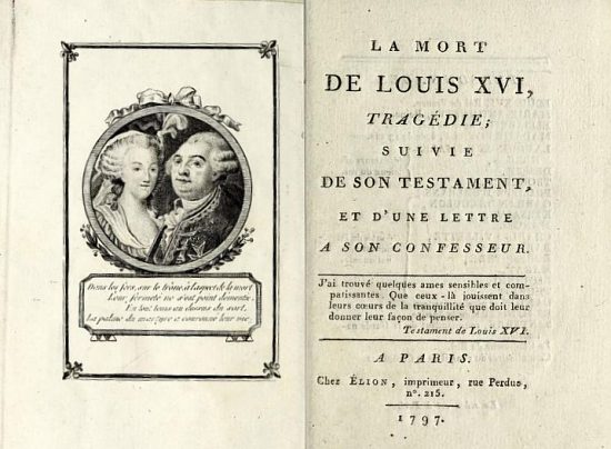 La Mort de Louis XVI, par Étienne Aignan